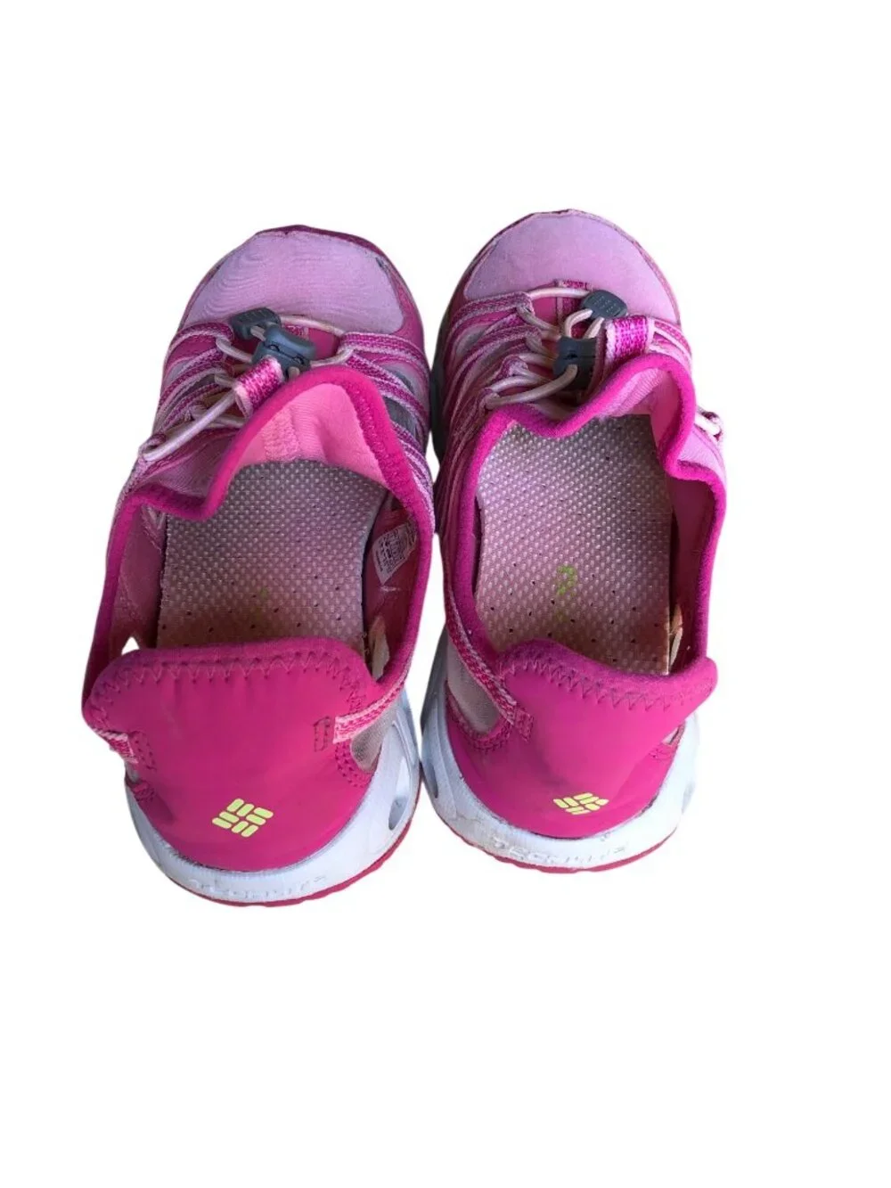Columbia Okolona Youth Girls 3 Outdoor Water Shoes Hiking Pink Techlite Sole Lig